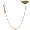 Le Léger Sautoir - Chaîne de Gousset Maille Forçat Argent 925 - Or rose - Gousset-heritage