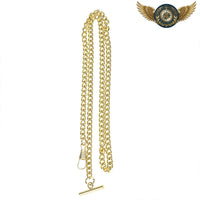 Le Lord – Chaîne Albert T, Maille Gourmette 65 cm - Gousset-heritage