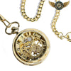 Le Majestic - Montre Gousset Squelette Automatique Dorée 47mm - Vue 4 - Gousset-heritage