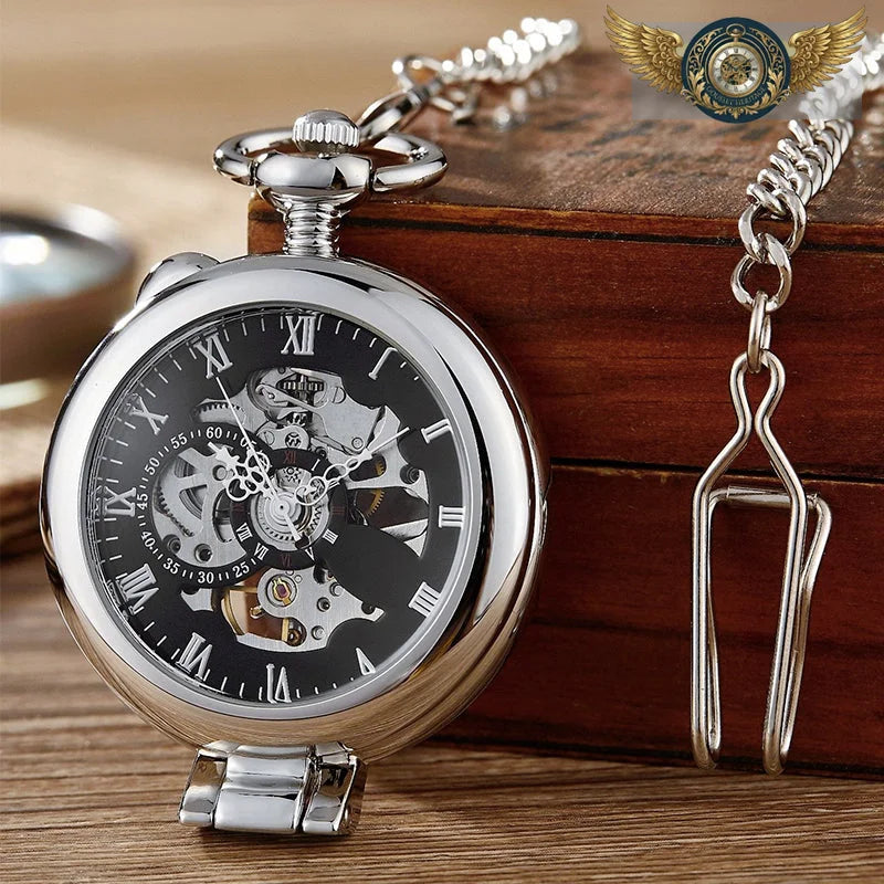 Le Mécano-Dandy - Montre Gousset Squelette à Loupe, Remontage Manuel - Vue 11 - Gousset-heritage
