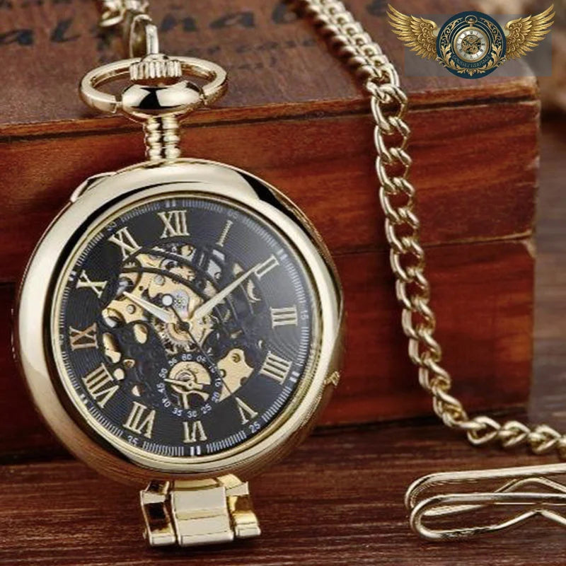 Le Mécano-Dandy - Montre Gousset Squelette à Loupe, Remontage Manuel - Vue 13 - Gousset-heritage
