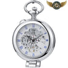 Le Mécano-Dandy - Montre Gousset Squelette à Loupe, Remontage Manuel - Argent - Gousset-heritage