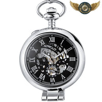 Le Mécano-Dandy - Montre Gousset Squelette à Loupe, Remontage Manuel - modèle Argent 2 - Gousset-heritage