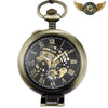 Le Mécano-Dandy - Montre Gousset Squelette à Loupe, Remontage Manuel - Bronze - Gousset-heritage