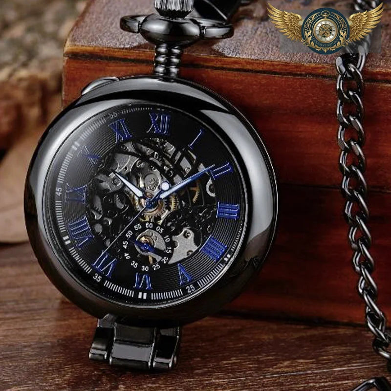 Le Mécano-Dandy - Montre Gousset Squelette à Loupe, Remontage Manuel - Vue 8 - Gousset-heritage