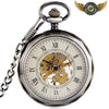 Le Mécano - Montre Gousset Squelette Facettée Bronze - Vue 1 - Gousset-heritage