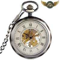 Le Mécano - Montre Gousset Squelette Facettée Bronze - Gousset-heritage