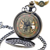 Le Mécano Antique - Montre de Poche Demi-Chasseur Squelette - Vue 2 - Gousset-heritage
