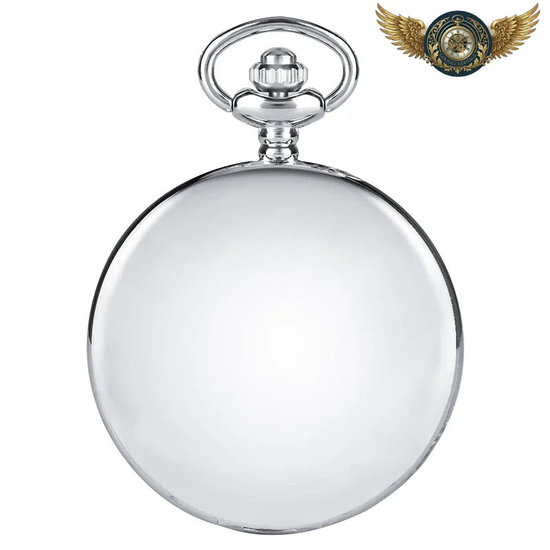 Le Minimaliste - Montre de Poche Full Hunter Acier Poli & Quartz - Vue 3 - Gousset-heritage