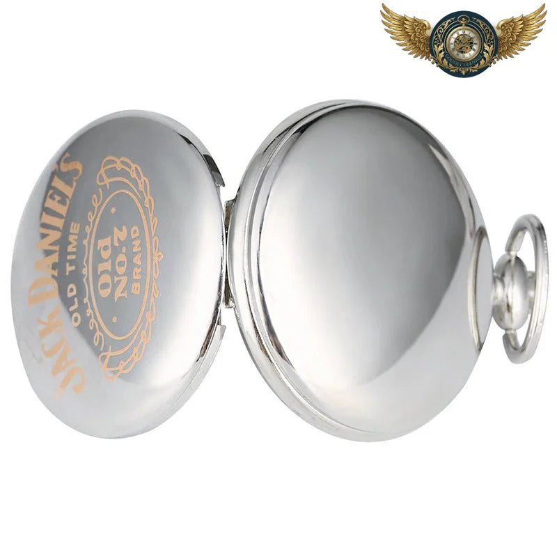 Le Minimaliste - Montre de Poche Full Hunter Acier Poli & Quartz - Vue 4 - Gousset-heritage
