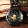 Le Monolithe Noir - Montre Gousset Squelette Mécanique Manuelle - Vue 12 - Gousset-heritage