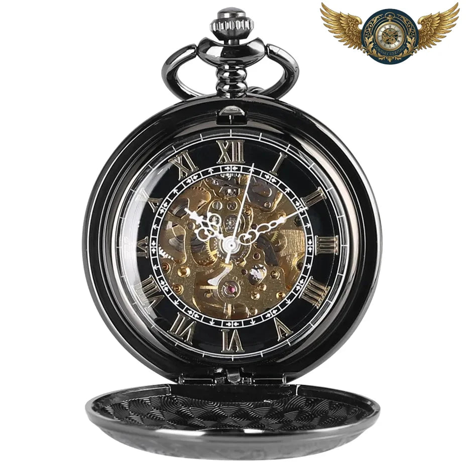 Le Mystère Automatique – Montre Gousset Squelette Automatique - Vue 2 - Gousset-heritage