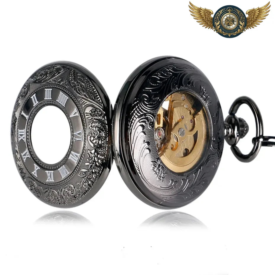Le Mystère Automatique – Montre Gousset Squelette Automatique - Vue 4 - Gousset-heritage