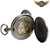 Le Nautilus - Montre Gousset Mécanique Bronze Double Chasseur - Vue 4 - Gousset-heritage