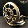 Le Navigateur - Gousset Mécanique Demi-Chasseur Roue Antique - Vue 3 - Gousset-heritage