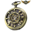 Le Navigateur | Montre Gousset Double Chasseur Squelette Bronze - Bronze - Gousset-heritage