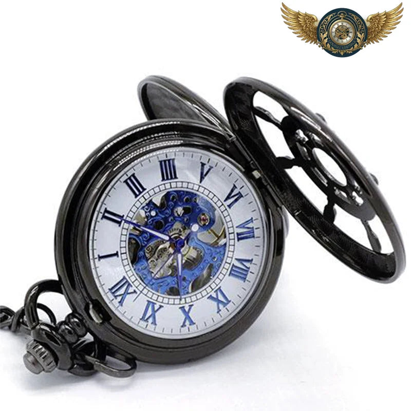 Le Navigateur | Montre Gousset Double Chasseur Squelette Bronze - Vue 7 - Gousset-heritage