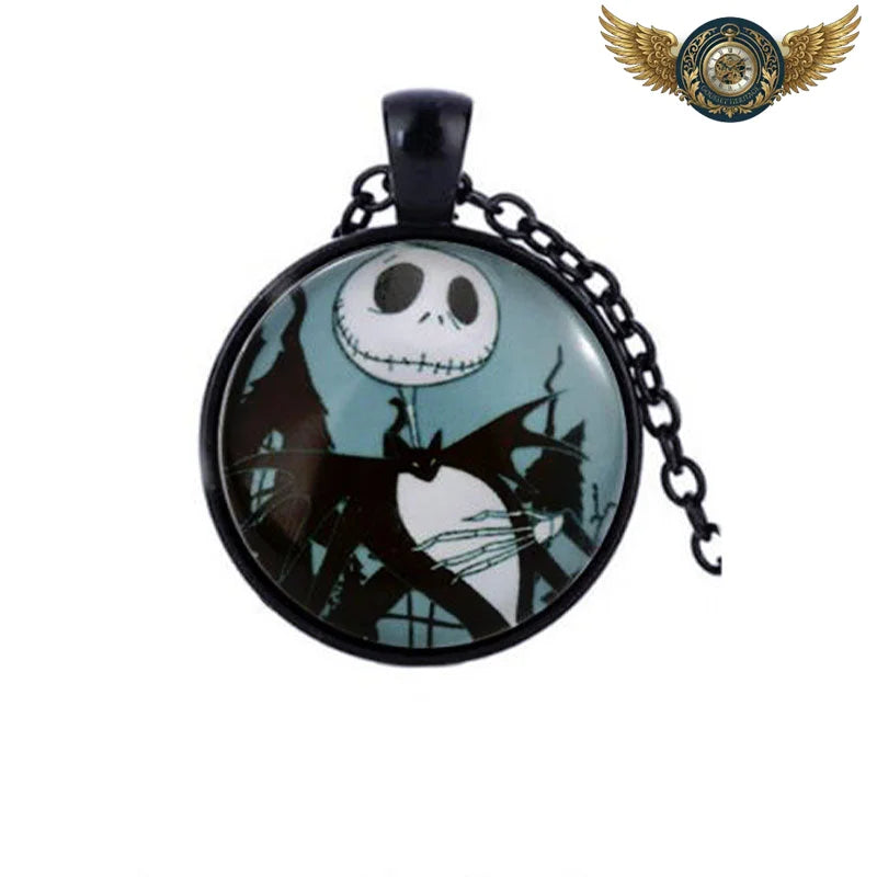 Le Nécro-Dandy - Montre Gousset Crâne Ajouré Noire Quartz - Vue 6 - Gousset-heritage