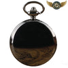 Le Néo-Chasseur - Garde-temps Full-Hunter Noir Personnalisable - Vue 3 - Gousset-heritage