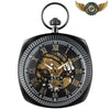 Le Néovictorien - Montre Squelette Manuelle Boîtier Coussin - Noir - Gousset-heritage