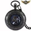 Le Nocturne - Montre Gousset Demi-Chasseur Mécanique Noire - Vue 1 - Gousset-heritage