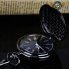Le Nocturne - Montre Gousset Noir Chasseur Quartz 24H - Vue 3 - Gousset-heritage