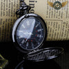 Le Nocturne - Montre Gousset Noir Chasseur Quartz 24H - Vue 6 - Gousset-heritage