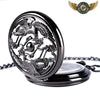Le Nocturne Gravé - Gousset Squelette Acier PVD Anthracite - Vue 5 - Gousset-heritage