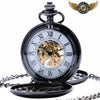 Le Noir Absolu - Montre Gousset Mécanique Double Chasseur - Vue 2 - Gousset-heritage