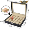 Le Nomade Duo - Coffret de Voyage Simili Cuir Noir 2 Montres - Vue 16 - Gousset-heritage
