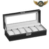 Le Nomade Duo - Coffret de Voyage Simili Cuir Noir 2 Montres - Vue 19 - Gousset-heritage