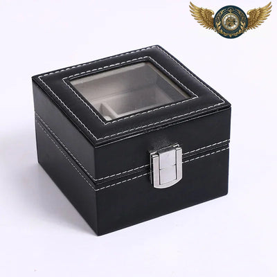 Acheter Le Nomade Duo - Coffret de Voyage Simili Cuir Noir 2 Montres - Gousset-heritage
