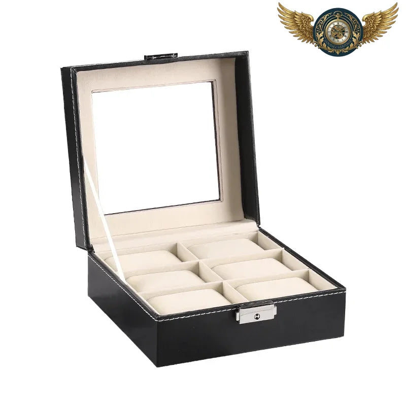 Le Nomade Duo - Coffret de Voyage Simili Cuir Noir 2 Montres - Vue 20 - Gousset-heritage