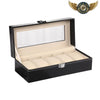 Le Nomade Duo - Coffret de Voyage Simili Cuir Noir 2 Montres - Vue 22 - Gousset-heritage