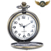 Le Paon d'Ornement - Montre Sautoir Chasseur Quartz Bronze - Vue 2 - Gousset-heritage