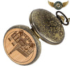 Le Parisien - Montre Gousset Chasseur Bronze et Bois Gravé - Vue 2 - Gousset-heritage