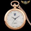Le Pendentif Esthète | Montre Gousset Quartz & Cadran Nacré Chic - Or Rose - Gousset-heritage