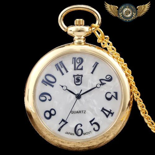 Le Pendentif Néo-Dandy – Montre Gousset Quartz Cadran Nacré