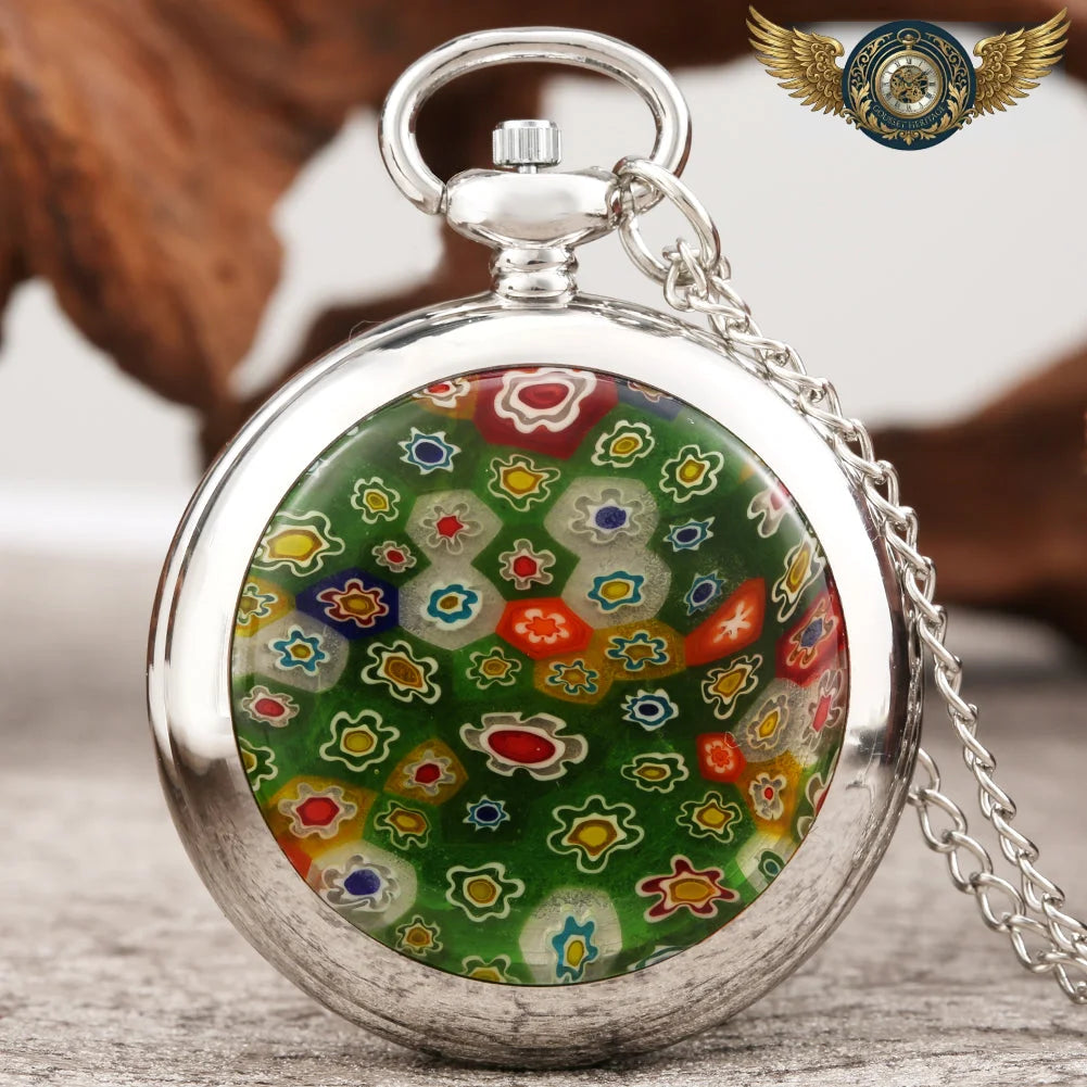 Le Pendentif Néo-Dandy – Montre Gousset Quartz Cadran Nacré - Vue 5 - Gousset-heritage