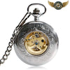 Le Phénix - Montre Gousset Automatique Chasseur Squelette Gravé - Vue 3 - Gousset-heritage