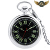 Le Précisionniste | Montre Gousset Quartz Brillant & Cadran Noir - Vue 1 - Gousset-heritage