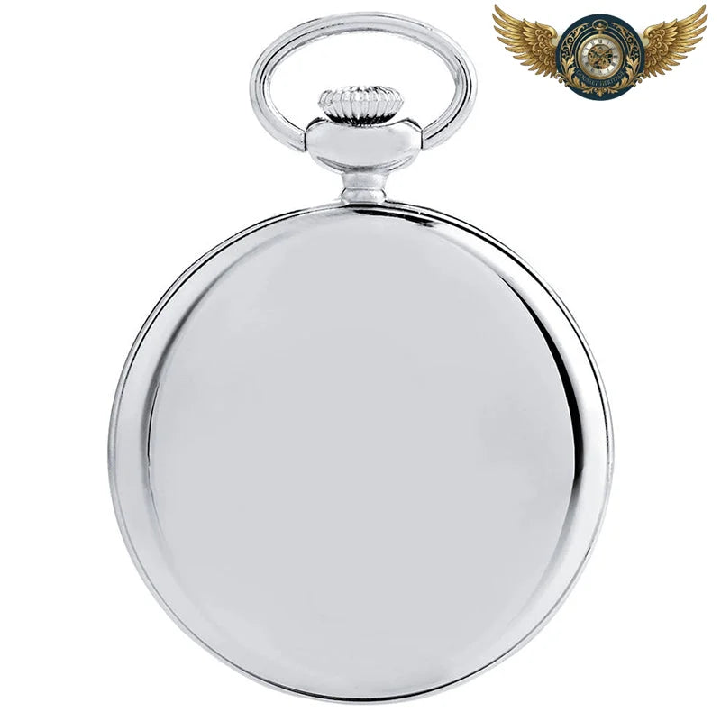 Le Précisionniste | Montre Gousset Quartz Brillant & Cadran Noir - Vue 2 - Gousset-heritage
