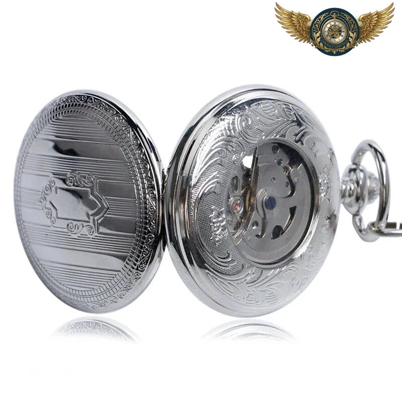 Le Régent - Montre Gousset Automatique Full Hunter Squelette - Vue 5 - Gousset-heritage