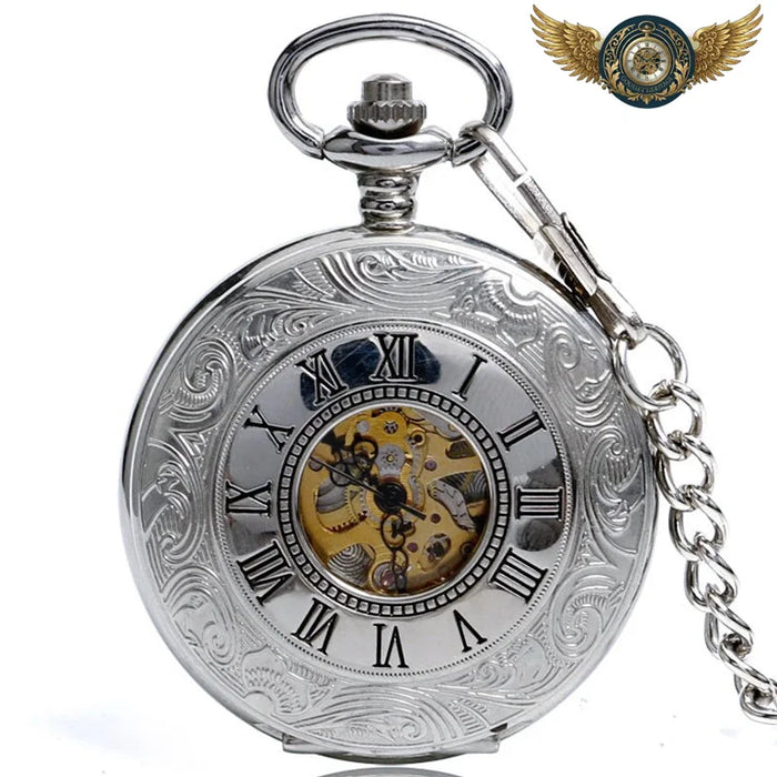 Le Régent - Montre Gousset Double Clapet Mécanique Squelette - Vue 1 - Gousset-heritage