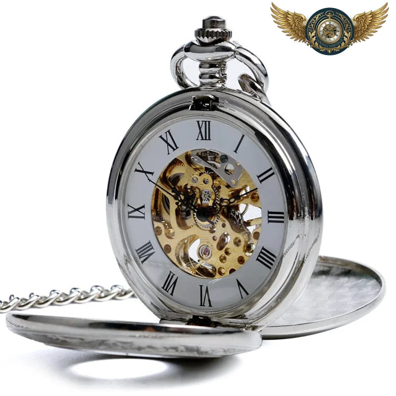 Le Régent - Montre Gousset Double Clapet Mécanique Squelette - Vue 2 - Gousset-heritage