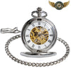 Le Régent - Montre Gousset Double Clapet Mécanique Squelette - Vue 5 - Gousset-heritage