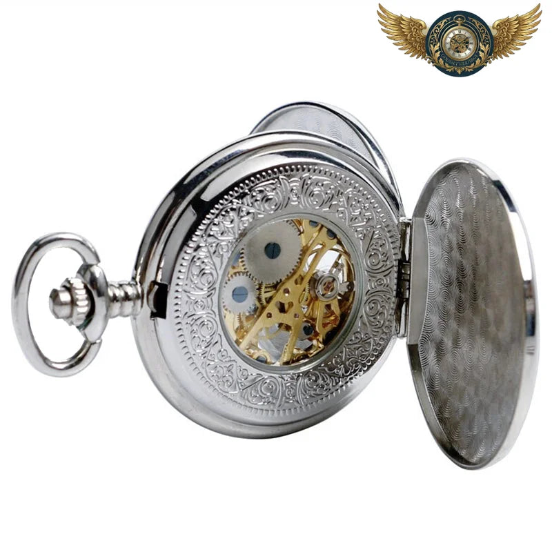 Le Régent - Montre Gousset Double Clapet Mécanique Squelette - Vue 6 - Gousset-heritage