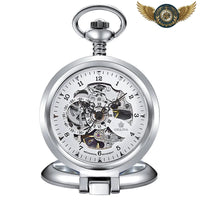 Le Régent - Montre Gousset Mécanique Squelette Argent 47mm - Gousset-heritage