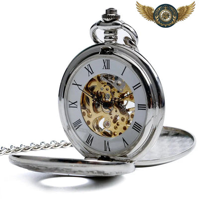 Acheter Le Régent - Montre de Poche Double Chasseur Mécanique Gravée - Gousset-heritage