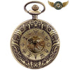 Le Reliquaire - Montre Gousset Demi-chasseur Gravé Bronze Antique - Vue 1 - Gousset-heritage